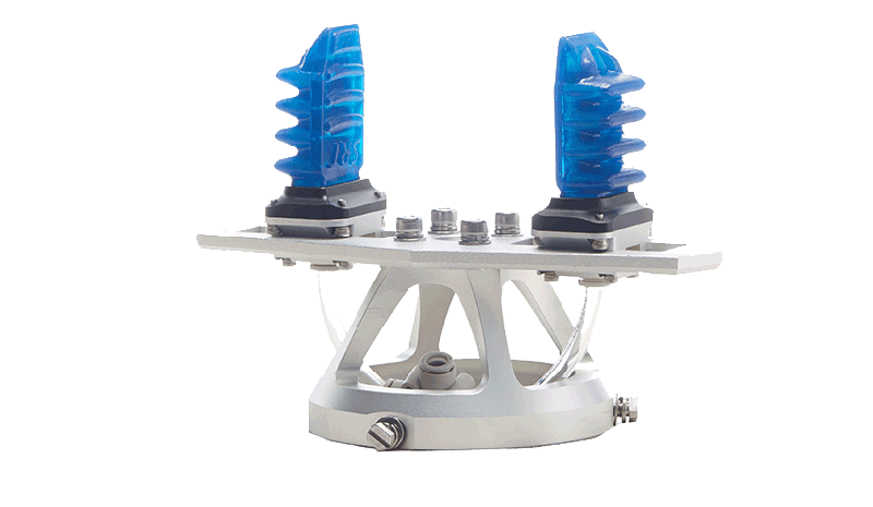 Symmetrically adjustable gripping jaws